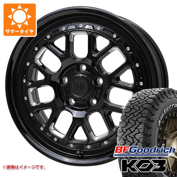 【タイヤ交換対象】アウトランダー GF/GG系用 サマータイヤ BFグッドリッチ オールテレーンT/A KO3 LT225/65R17 107/103S ブラックレター バークレイハードロック ヒューロン 7.0-17 タイヤホイール4本セット｜タイヤ１番