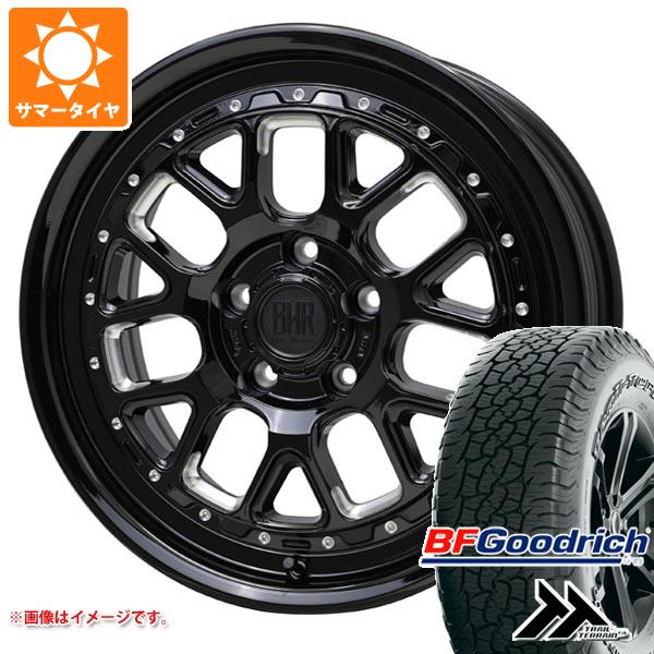 【タイヤ交換対象】サマータイヤ 225/60R17 99H BFグッドリッチ トレールテレーンT/A ブラックレター バークレイハードロック ヒューロン 7.0-17 タイヤホイール4本セット