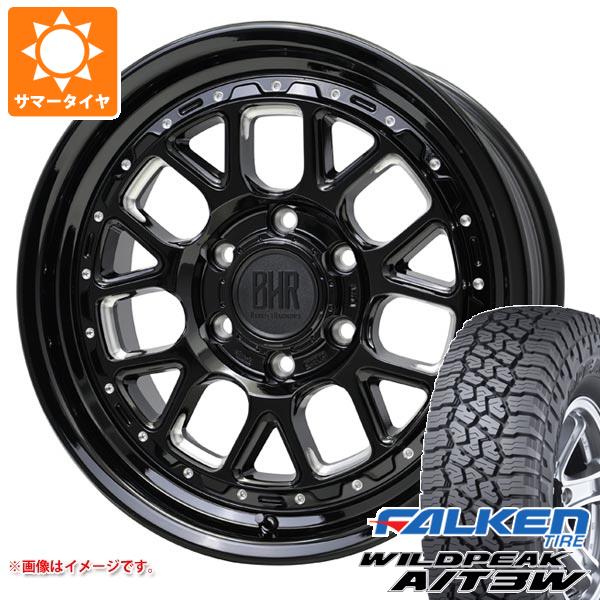 【タイヤ交換対象】トヨタ FJクルーザー 10系用 サマータイヤ ファルケン ワイルドピーク A/T3W LT285/70R17 116Q バークレイハードロック ヒューロン 8.0-17 タイヤホイール4本セット 121,251円