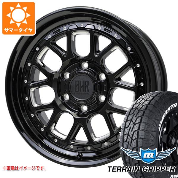 【タイヤ交換対象】ハイエース 200系用 2026年製 サマータイヤ モンスタ テレーングリッパー 215/70R16 107/105Q LT ホワイトレター バークレイハードロック ヒューロン 6.5-16 タイヤホイール4本セット|タイヤ1番