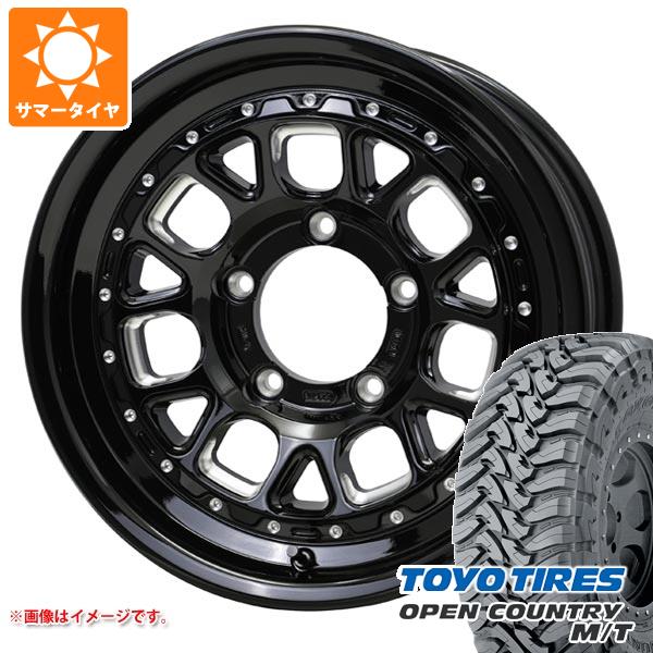 【タイヤ交換対象】5本セット スズキ ジムニーノマド JC74W用 サマータイヤ トーヨー オープンカントリー M/T LT225/75R16 103/100Q ホワイトレター バークレイハードロック ヒューロン 6.0-16 タイヤホイール5本セット