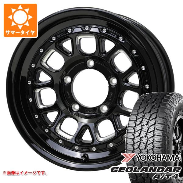 【タイヤ交換対象】5本セット スズキ ジムニーノマド JC74W用 サマータイヤ ヨコハマ ジオランダー A/T4 G018 215/70R16 100H ブラックレター バークレイハードロック ヒューロン 6.0-16 タイヤホイール5本セット｜タイヤ１番