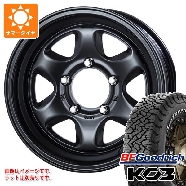 【タイヤ交換対象】5本セット スズキ ジムニーノマド JC74W用 サマータイヤ BFグッドリッチ オールテレーンT/A KO3 LT225/70R16 102/99S ホワイトレター ブルート BR-44 6.5-16 タイヤホイール5本セット