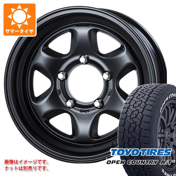 【タイヤ交換対象】ジムニーシエラ JB74W用 2026年製 サマータイヤ トーヨー オープンカントリー A/T3 215/70R16 100T ホワイトレター ブルート BR-44 6.5-16 タイヤホイール4本セット|タイヤ1番