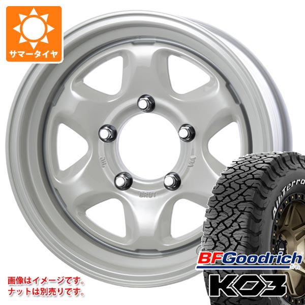 【タイヤ交換対象】5本セット スズキ ジムニーノマド JC74W用 サマータイヤ BFグッドリッチ オールテレーンT/A KO3 LT225/70R16 102/99S ホワイトレター ブルート BR-44 6.5-16 タイヤホイール5本セット