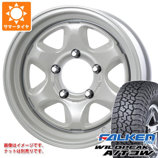 【タイヤ交換対象】スズキ ジムニーノマド JC74W用 サマータイヤ ファルケン ワイルドピーク A/T3W LT225/75R16 115/112Q ブルート BR-44 6.5-16 タイヤホイール4本セット