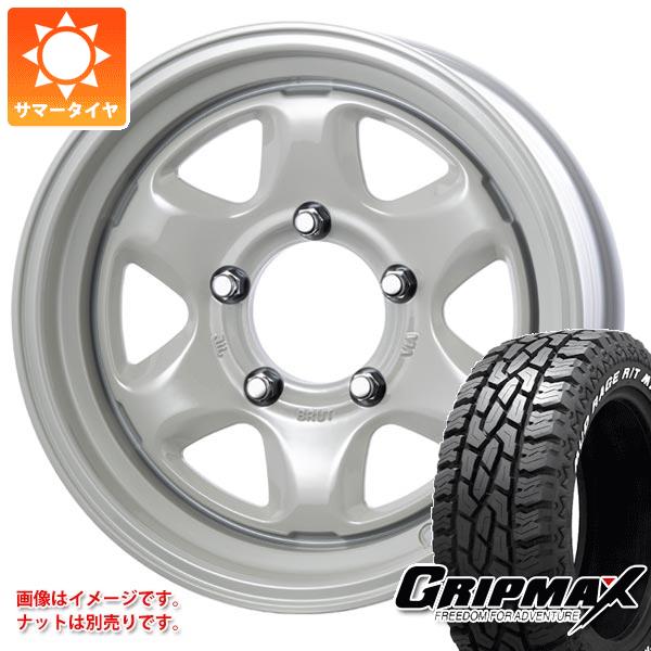 【タイヤ交換対象】5本セット ジムニーシエラ JB74W用 サマータイヤ グリップマックス マッドレイジ R/T MAX LT215/70R16 100/97R ホワイトレター ブルート BR-44 6.5-16 タイヤホイール5本セット|タイヤ1番