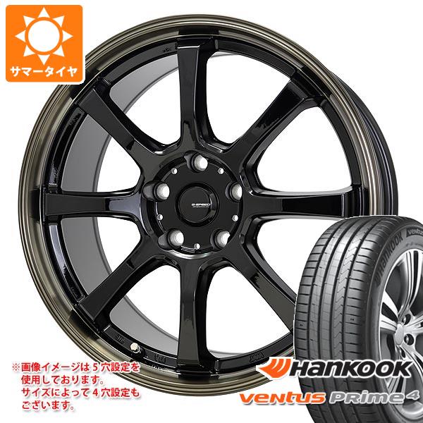 【タイヤ交換対象】サマータイヤ 215/65R16 102H XL ハンコック ベンタス プライム4 K135 K135A ジースピード P-08 6.5-16 タイヤホイール4本セット