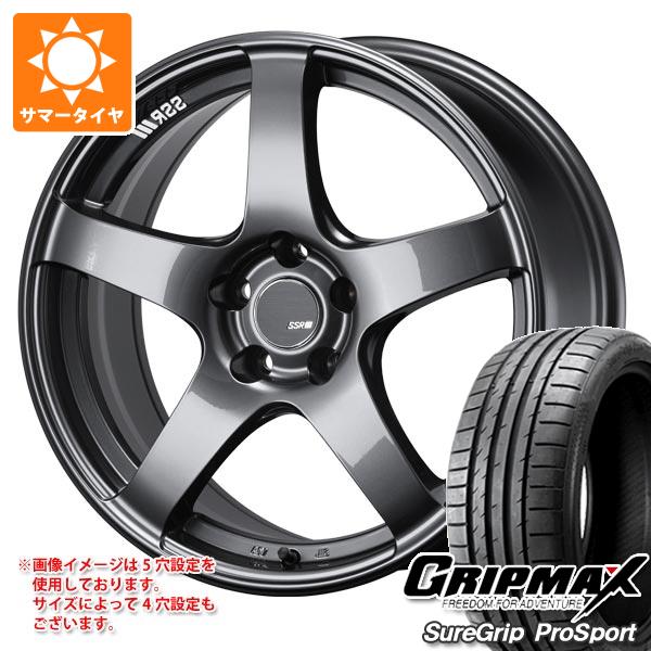 【タイヤ交換対象】サマータイヤ 245/40R18 97Y XL グリップマックス シュアグリップ プロスポーツ SSR GTV01 8.5-18 タイヤホイール4本セット