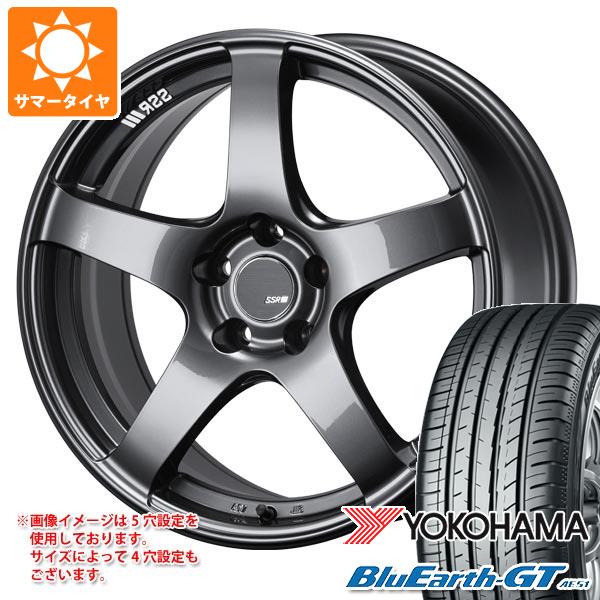 【タイヤ交換対象】サマータイヤ 225/50R17 98W XL ヨコハマ ブルーアースGT AE51 SSR GTV01 7.0-17 タイヤホイール4本セット|タイヤ1番