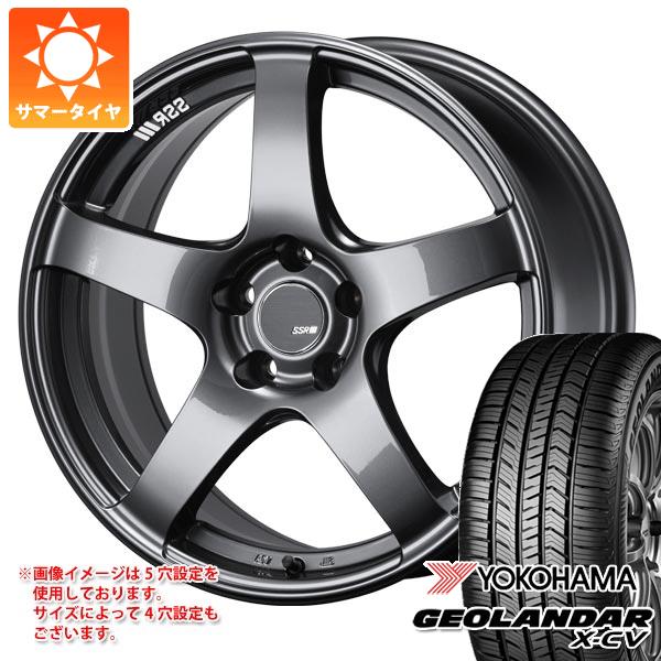 【タイヤ交換対象】サマータイヤ 235/55R19 105W XL ヨコハマ ジオランダー X-CV G057 SSR GTV01 8.5-19 タイヤホイール4本セット