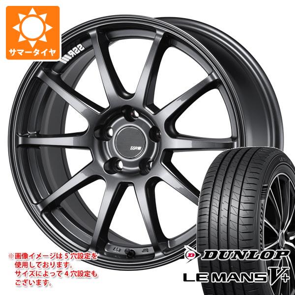【タイヤ交換対象】サマータイヤ 205/40R17 84W XL ダンロップ ルマン5 LM5+ SSR GTV02 7.0-17 タイヤホイール4本セット|タイヤ1番