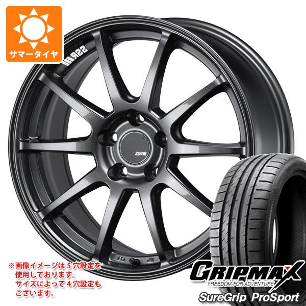 【タイヤ交換対象】サマータイヤ 245/40R18 97Y XL グリップマックス シュアグリップ プロスポーツ SSR GTV02 8.5-18 タイヤホイール4本セット