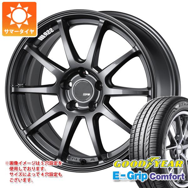 【タイヤ交換対象】サマータイヤ 225/55R17 97W グッドイヤー エフィシエントグリップコンフォート SSR GTV02 7.0-17 タイヤホイール4本セット