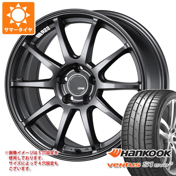【タイヤ交換対象】サマータイヤ 235/45R18 98Y XL ハンコック ベンタス S1 エボ3 K127 SSR GTV02 8.5-18 タイヤホイール4本セット
