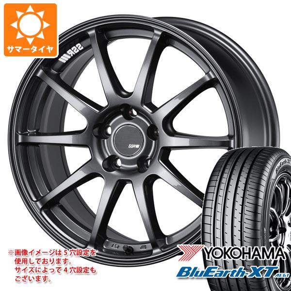 【タイヤ交換対象】サマータイヤ 195/60R17 90H ヨコハマ ブルーアースXT AE61 SSR GTV02 7.0-17 タイヤホイール4本セット