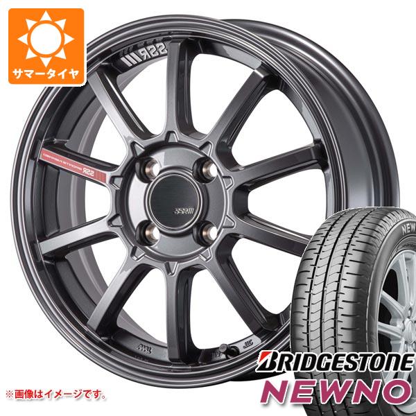 【タイヤ交換対象】サマータイヤ 195/45R16 84V XL ブリヂストン ニューノ SSR GTV05 6.0-16 タイヤホイール4本セット