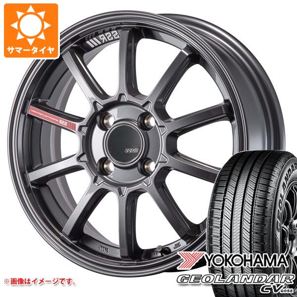 【タイヤ交換対象】サマータイヤ 195/65R16 92H ヨコハマ ジオランダー CV G058 SSR GTV05 6.0-16 タイヤホイール4本セット