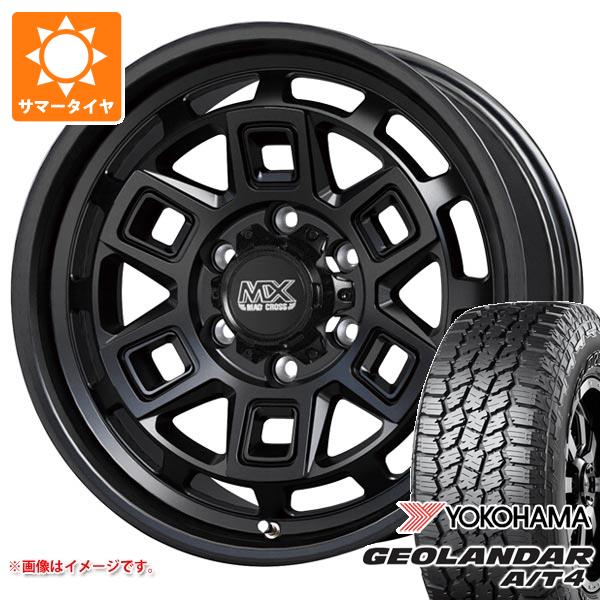 【タイヤ交換対象】5本セット トヨタ FJクルーザー 10系用 サマータイヤ ヨコハマ ジオランダー A/T4 G018 265/70R17 115T アウトラインホワイトレター マッドクロス アイヴァー 8.0-17 タイヤホイール5本セット|タイヤ1番