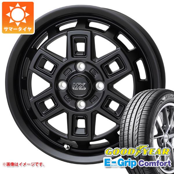 【タイヤ交換対象】サマータイヤ 165/55R14 72V グッドイヤー エフィシエントグリップコンフォート マッドクロス アイヴァー 4.5-14 タイヤホイール4本セット
