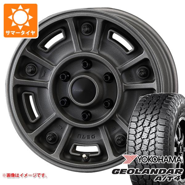 【タイヤ交換対象】サマータイヤ 235/85R16 120/116S ヨコハマ ジオランダー A/T4 G018 ブラックレター クリムソン ディーン BJ メキシカン 6.5-16 タイヤホイール4本セット