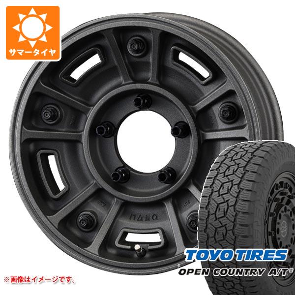 【タイヤ交換対象】ジムニー JB64W用 サマータイヤ トーヨー オープンカントリー A/T3 215/70R16 100T ブラックレター クリムソン ディーン BJ メキシカン 5.5-16 タイヤホイール4本セット｜タイヤ１番