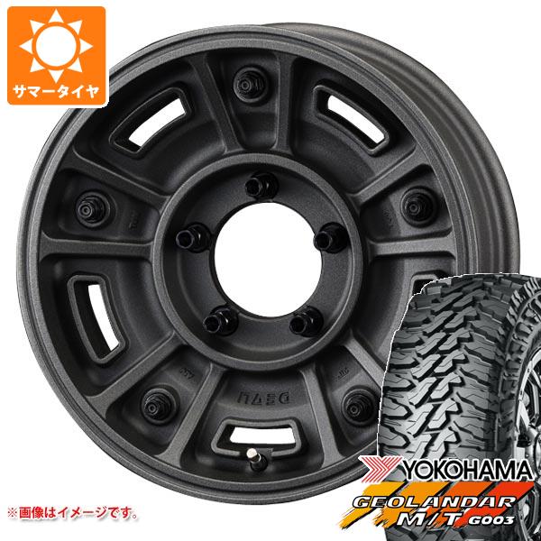 【タイヤ交換対象】5本セット トヨタ ランドクルーザー70 GRJ76K用 サマータイヤ ヨコハマ ジオランダー M/T G003 LT285/75R16 126/123Q クリムソン ディーン BJ メキシカン 8.0-16 タイヤホイール5本セット