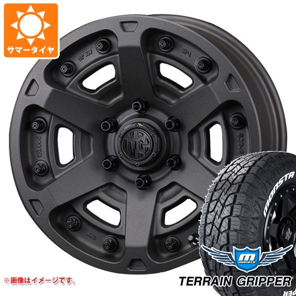 【タイヤ交換対象】サマータイヤ 265/70R17 115T モンスタ テレーングリッパー ホワイトレター クリムソン MG アーマー FF 8.0-17 タイヤホイール4本セット｜タイヤ１番