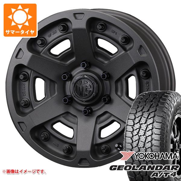 【タイヤ交換対象】トヨタ ランドクルーザー250用 サマータイヤ ヨコハマ ジオランダー A/T4 G018 LT275/70R18 125/122S アウトラインホワイトレター クリムソン MG アーマー FF 8.0-18 タイヤホイール4本セット