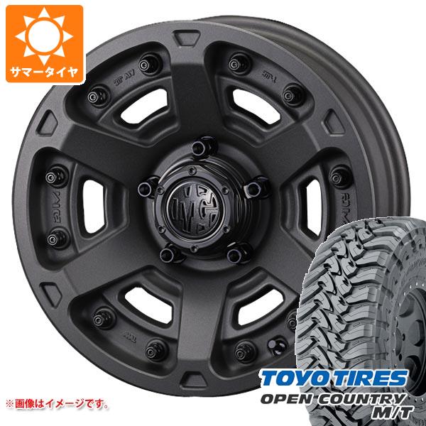 【タイヤ交換対象】ジムニー JB64W用 サマータイヤ トーヨー オープンカントリー M/T LT225/75R16 103/100Q ホワイトレター クリムソン MG アーマー FF 5.5-16 タイヤホイール4本セット|タイヤ1番