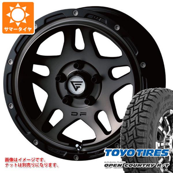【タイヤ交換対象】デリカD5用 2026年製 サマータイヤ トーヨー オープンカントリー R/T 215/70R16 100Q ブラックレター デルタフォース オーバーランダー 7.0-16 タイヤホイール4本セット|タイヤ1番