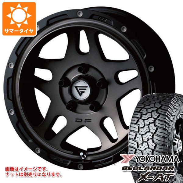 ミツビシ デリカD5用 サマータイヤ ヨコハマ ジオランダー X-AT G016 LT245/70R16 106/103Q アウトラインホワイトレター デルタフォース オーバーランダー 7.0-16 タイヤホイール4本セット｜タイヤ１番