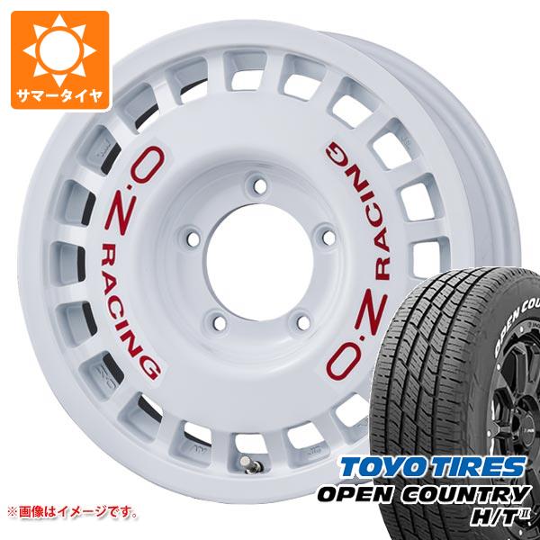 【タイヤ交換対象】スズキ ジムニー JB64W用 2026年製 サマータイヤ トーヨー オープンカントリー H/T2 215/70R16 100H ホワイトレター OZ ラリーレーシング 4x4 5.5-16 タイヤホイール4本セット|タイヤ1番