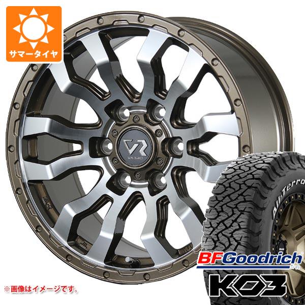 【タイヤ交換対象】FJクルーザー 10系用 2026年製 サマータイヤ BFグッドリッチ オールテレーンT/A KO3 LT285/70R17 121/118S ホワイトレター ヴァブロ RR-01 8.0-17 タイヤホイール4本セット|タイヤ1番