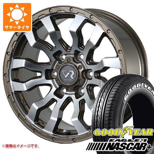 【タイヤ交換対象】ハイエース 200系用 2026年製 サマータイヤ グッドイヤー イーグル ＃1 ナスカープラス 215/65R16C 109/107R ホワイトレター ヴァブロ RR-01 6.5-16 タイヤホイール4本セット