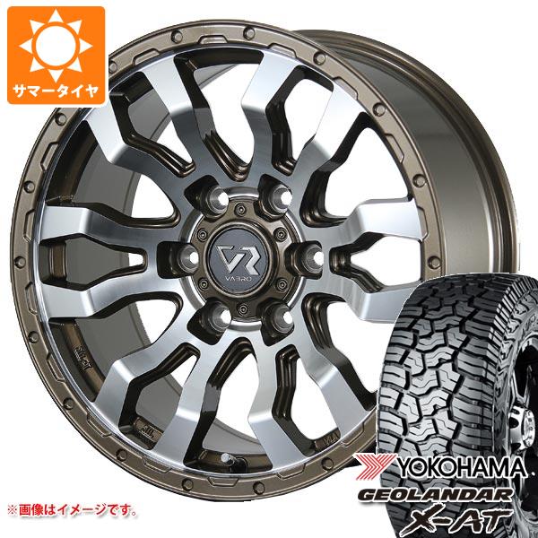 【タイヤ交換対象】ハイエース 200系用 2026年製 サマータイヤ ヨコハマ ジオランダー X-AT G016 LT215/70R16 100/97Q ブラックレター ヴァブロ RR-01 6.5-16 タイヤホイール4本セット｜タイヤ１番