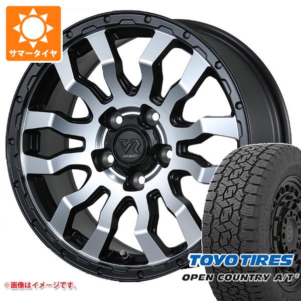【タイヤ交換対象】アウトランダー GF/GG系用 サマータイヤ トーヨー オープンカントリー A/T3 215/70R16 100T ブラックレター ヴァブロ RR-01 7.0-16 タイヤホイール4本セット|タイヤ1番