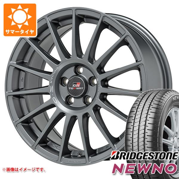 【タイヤ交換対象】サマータイヤ 215/45R17 91W XL ブリヂストン ニューノ OZ スーパーツーリズモ TGR-WRT GR86/86用 7.5-17 タイヤホイール4本セット