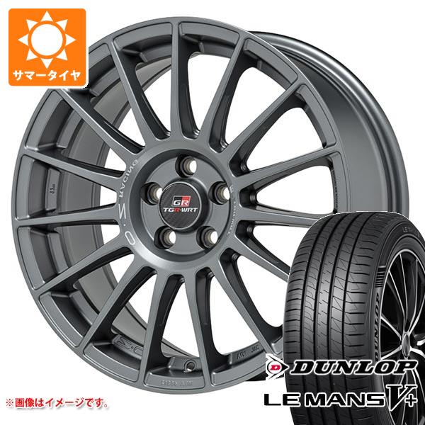 【タイヤ交換対象】サマータイヤ 215/40R18 89W XL ダンロップ ルマン5 LM5+ OZ スーパーツーリズモ TGR-WRT GR86/86用 7.5-18 タイヤホイール4本セット