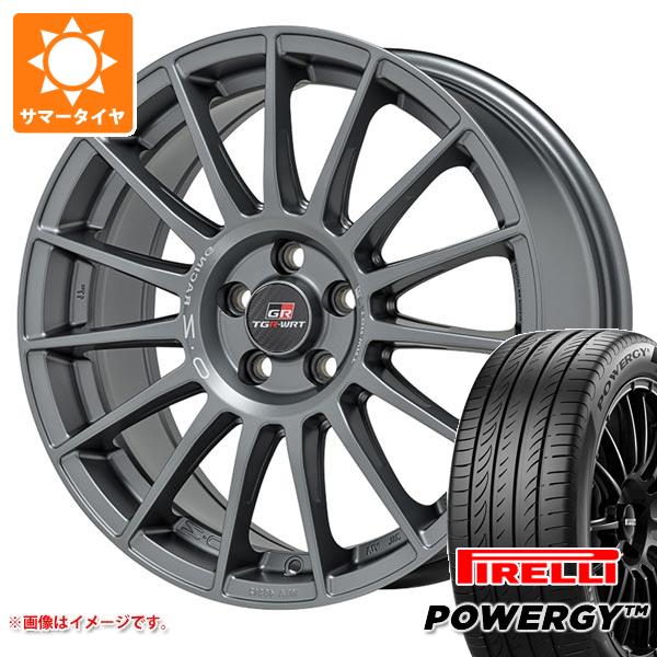 【タイヤ交換対象】GRヤリス用 サマータイヤ ピレリ パワジー 225/40R18 92W XL OZ スーパーツーリズモ TGR-WRT 8.0-18 タイヤホイール4本セット