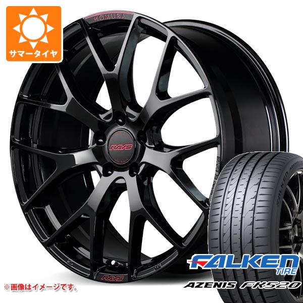 【タイヤ交換対象】サマータイヤ 235/45R18 98Y XL ファルケン アゼニス FK520L レイズ ホムラ 2x7FT スペックM 7.5-18 タイヤホイール4本セット