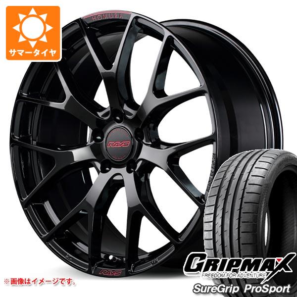 【タイヤ交換対象】サマータイヤ 225/40R18 92Y XL グリップマックス シュアグリップ プロスポーツ レイズ ホムラ 2x7FT スペックM 7.5-18 タイヤホイール4本セット