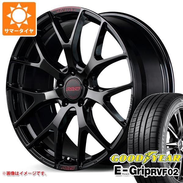 【タイヤ交換対象】サマータイヤ 225/40R19 93W XL グッドイヤー エフィシエントグリップ RVF02 レイズ ホムラ 2x7FT スペックM 8.0-19 タイヤホイール4本セット