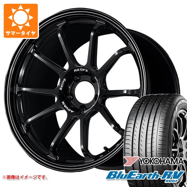【タイヤ交換対象】2026年製 サマータイヤ 245/45R19 102W XL ヨコハマ ブルーアースRV RV03 アドバンレーシング RZ-DF2 8.5-19 タイヤホイール4本セット