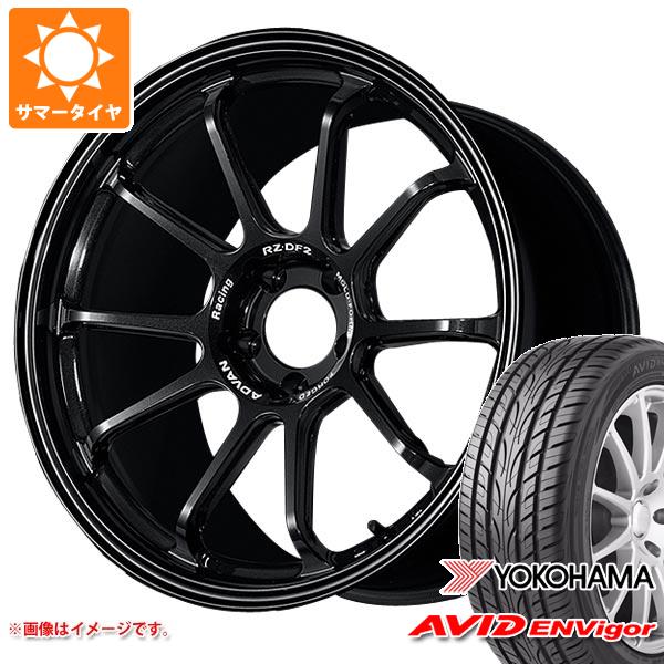 【タイヤ交換対象】サマータイヤ 245/45R19 98W ヨコハマ エービッド エンビガー S321 アドバンレーシング RZ-DF2 8.5-19 タイヤホイール4本セット
