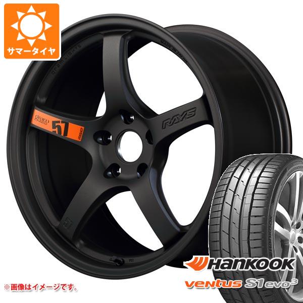 【タイヤ交換対象】サマータイヤ 245/45R19 102Y XL ハンコック ベンタス S1 エボ3 K127 レイズ グラムライツ 57CR スペックD 8.5-19 タイヤホイール4本セット|タイヤ1番