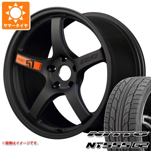 【タイヤ交換対象】サマータイヤ 235/50R18 101Y XL ニットー NT555 G2 レイズ グラムライツ 57CR スペックD 8.5-18 タイヤホイール4本セット