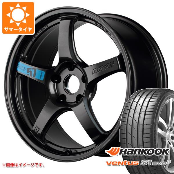 【タイヤ交換対象】サマータイヤ 235/45R18 98Y XL ハンコック ベンタス S1 エボ3 K127 レイズ グラムライツ 57CR スペックM 7.5-18 タイヤホイール4本セット