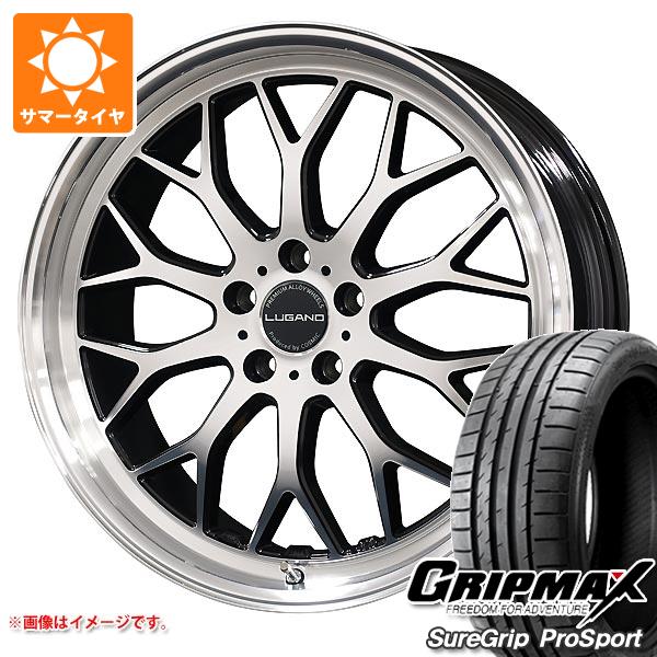 【タイヤ交換対象】サマータイヤ 245/40R19 98Y XL グリップマックス シュアグリップ プロスポーツ コスミック ヴェネルディ ルガーノ 8.0-19 タイヤホイール4本セット