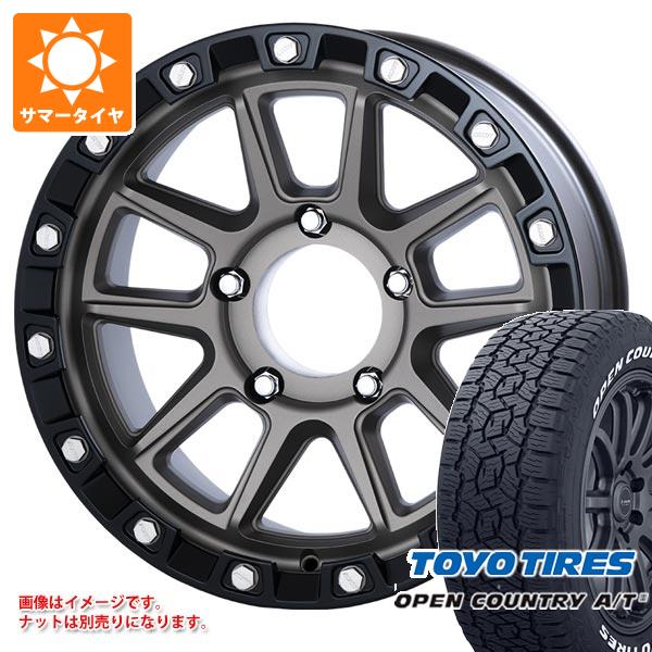 【タイヤ交換対象】トヨタ ランドクルーザー70 GRJ76K用 サマータイヤ トーヨー オープンカントリー A/T3 265/70R17 115T ホワイトレター MKW M205 8.5-17 タイヤホイール4本セット